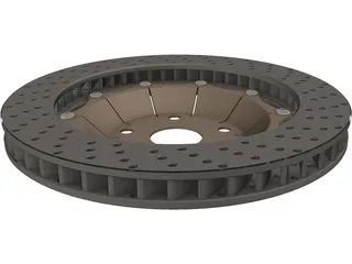 Brake Disc 350 mm 3D Model preview