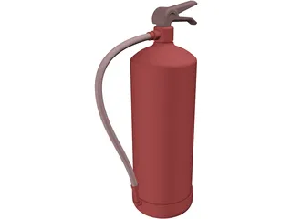 Fire Distinguisher 3D Model preview