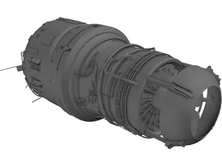 FZ Engine 3D Model preview