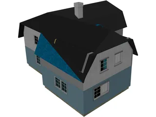 Country House 3D Model preview