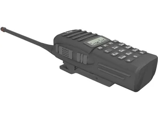 ICOM Handheld Radio Model F43 3D Model preview