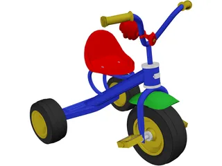 Tricycle 3D Model preview