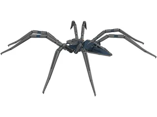 Mechanical Spider Robot 3D Model preview