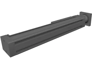 Amortiguador 3D Model preview