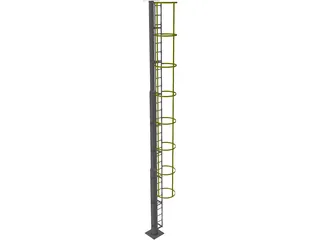 Cat Ladder 3D Model preview