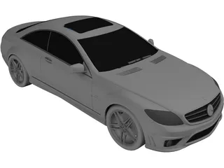 Mercedes-Benz CL65 AMG 3D Model preview