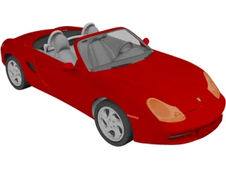 Porsche Boxster (1997) 3D Model preview