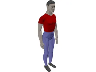 Man 3D Model preview