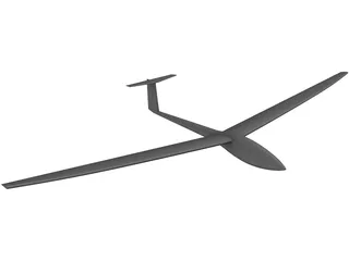 DG 100 Glider 3D Model preview