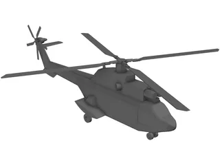 Eurocopter AS-332 Super Puma 3D Model preview