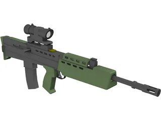 SA80 L85 Rifle 3D Model preview