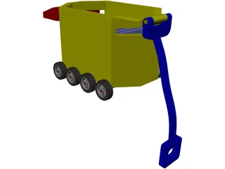 Little Car 3D Model preview