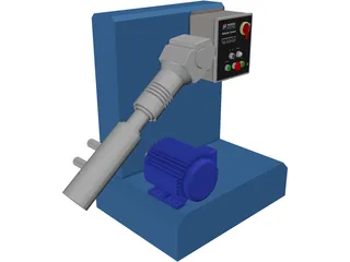 Cryogenic Pump 3D Model preview