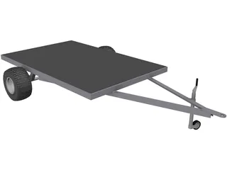 Trailer 3D Model preview