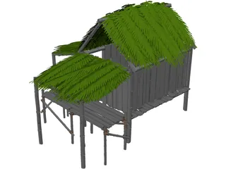 Bungalow 3D Model preview