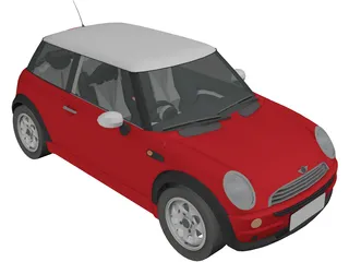 Mini Cooper 3D Model preview