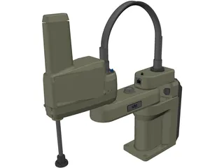 Adept Scara Robot 3D Model preview