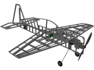 RC Yak 54 3D Model preview