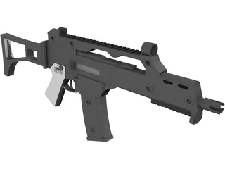 Heckler&Koch G36C 3D Model preview