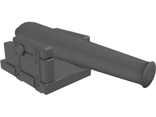 Cannon 3D Model preview