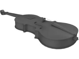 Cello 3D Model preview