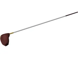 Golf Club Wood 3D Model preview