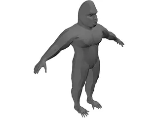 King Kong 3D Model preview