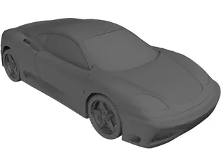 Ferrari 360 Modena (1999) 3D Model preview