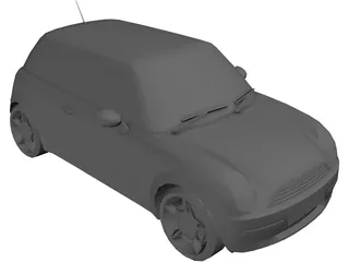Mini Cooper (2000) 3D Model preview