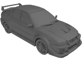 Mitsubishi Lancer/Carisma Evo VI (1999) 3D Model preview