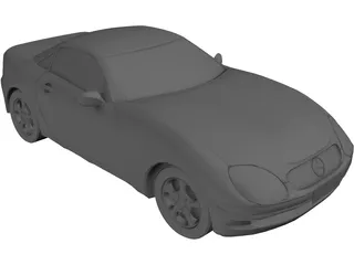 Mercedes-Benz SLK (1996) 3D Model preview
