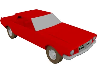 Ford Mustang (1965) 3D Model preview