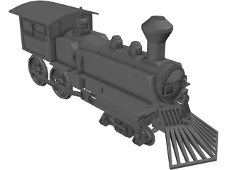 Steamtrain 3D Model preview