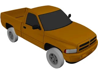 Dodge Ram (1997) 3D Model preview