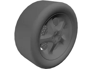 Wheel Racing [+Caliper] 3D Model preview
