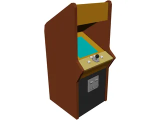 Arcade Game 3D Model preview