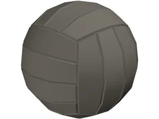 Volleyball 3D Model preview