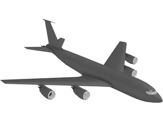 KC-135R Stratotanker 3D Model preview