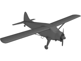 de Havilland Canada DHC-2 Beaver 3D Model preview