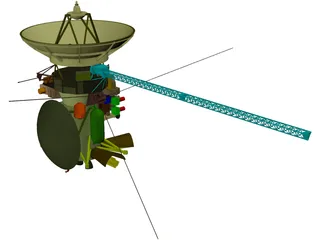 Cassini Satellite 3D Model preview