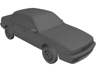Chevrolet Cavalier (1989) 3D Model preview