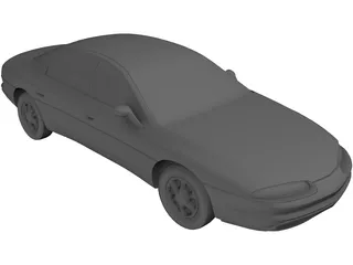 Oldsmobile Aurora (1995) 3D Model preview