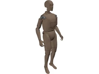 Crash Dummy 3D Model preview