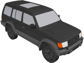 Mitsubishi Montero (1995) 3D Model preview