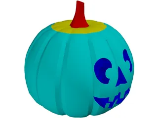 Jack-o-Lantern 3D Model preview