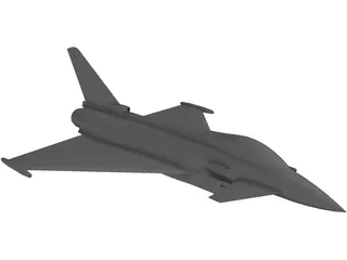 Eurofighter 2000 3D Model preview