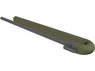 Spud Gun 3D Model preview