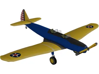 Ryan PT-19 Cornell 3D Model preview