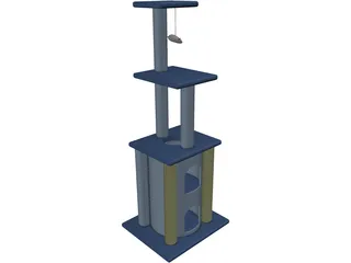 Cat Tree 3D Model preview