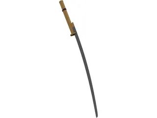 Katana 3D Model preview